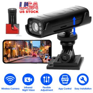 Wireless Camera Reverse Hitch Guide Camera Vehicle Backup Rechargeable Camera with Flexible Adhesive Base Night Vision for Car RVs Trailer Truck - Image 5