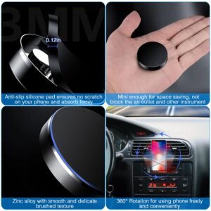 2 Pack Universal Magnetic Car Mounts Dashboard Magnetic Phone Holder Stand Fit for iPhone Galaxy Most Smartphones - Image 14