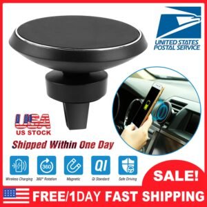 Qi Wireless Car Charger Magnetic Car Phone Charger 5W Charging Pad Air Vent Phone Mount Holder for iPhone XS MAX XR Galaxy S10 S9 Tablet GPS Device - Image 6