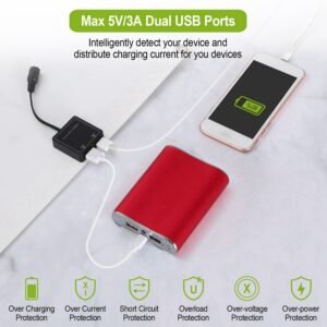 Outdoor Solar Panel 12V 25W Car Battery Charger IP68 Waterproof w/ 3.0A Dual USB Charging Clip Line For RV Car Boat - Image 14