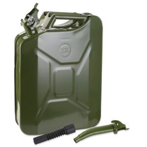 20L Gas Can 5 Gallon Spill Proof Gasoline Fuel Jerry Can Heavy Duty Steel - Image 13
