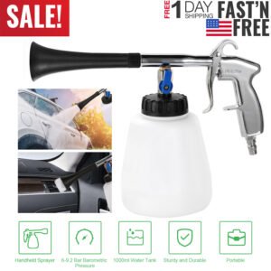 Car Cleaning Gun Air Pulse Sprayer Dust Removal Nozzle Washer Interior Exterior Cleaner Seat Floor Carpet Door Panel Kitchen - Image 3