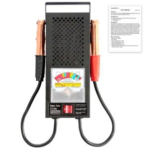 Battery Load Tester 6-12V 100A Battery Tester with Heavy Duty Insulated Copper Clips Carrying Handle for Automotive Repair - Image 7