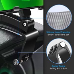 Car Dashboard Phone Bracket Stand Car Phone Holder Non-slip 360?Rotation Dashboard Phone Clamp Suitable For 3-7in Cell Phone - Image 9