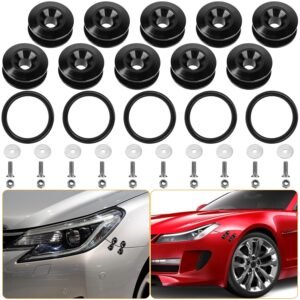 5Set Car Quick Release Bumper Fasteners Front Rear Bumper Holders Trunk Fender Hatch Lids Kit - Image 2
