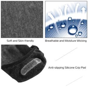 No Show Socks 5 Pairs Breathable Boat Socks Non-slip Low Cut Invisible Socks - Image 10