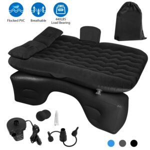 Car Air Mattress Bed Inflation Car Mattress Bed Portable Travel Camping Sleep Mat Car Inflation Bed For Trip - Image 3