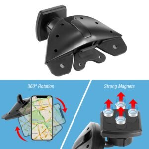 Car Phone Holder CD Slot Phone Mount Stand 360? Rotatable Magnetic Smartphone GPS Hands-free Driving Holder For iPhone XS/XS Max/Samsung Galaxy S11/S1 - Image 8