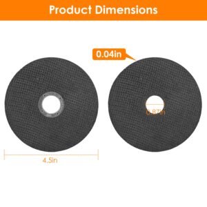50 Pack 4.5" x 0.04" x 7/8" Cut Off Wheels Metal Stainless Steel Cutting Discs Grinding Discs for Angle Grinder Handheld Grinder Die Grinder - Image 10