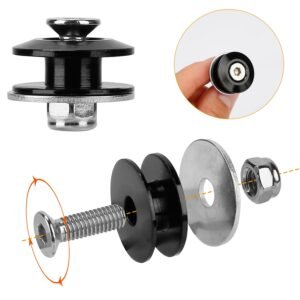 5Set Car Quick Release Bumper Fasteners Front Rear Bumper Holders Trunk Fender Hatch Lids Kit - Image 9