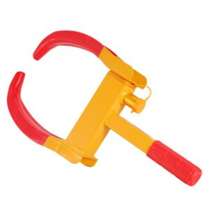 Heavy Duty Wheel Clamp Anti-Theft Adjustable Tire Lock w/3 Keys for Cars Trailer Truck Motorcycles ATV RV Golf Carts - Image 14