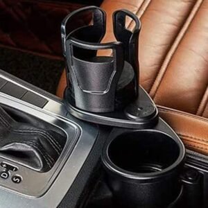 2 In 1 Car Cup Holder Extender Adapter 360? Rotating Dual Cup Mount Organizer Holder For Most 20 oz Up To 5.9" Coffee Drinking Bottles Key Glass Stora - Image 14
