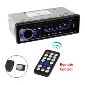 Single Din In-Dash Digital Music Player and Car Radio Receiver - Image 6