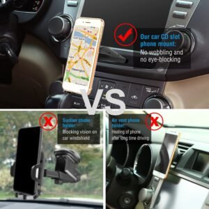 Car Phone Holder CD Slot Phone Mount Stand 360? Rotatable Magnetic Smartphone GPS Hands-free Driving Holder For iPhone XS/XS Max/Samsung Galaxy S11/S1 - Image 10