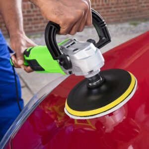 5Pcs 6" Buffing Polishing Pads Car Plush Buffing Waxing Wheels Mop Set with M14 Drill Screw for Car Polisher Drill Adapter - Image 11