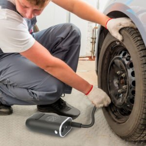 Car Tire Inflator Pump Portable Car Air Compressor Wireless Electric Air Pump 150 PSI with LED Light - Image 14