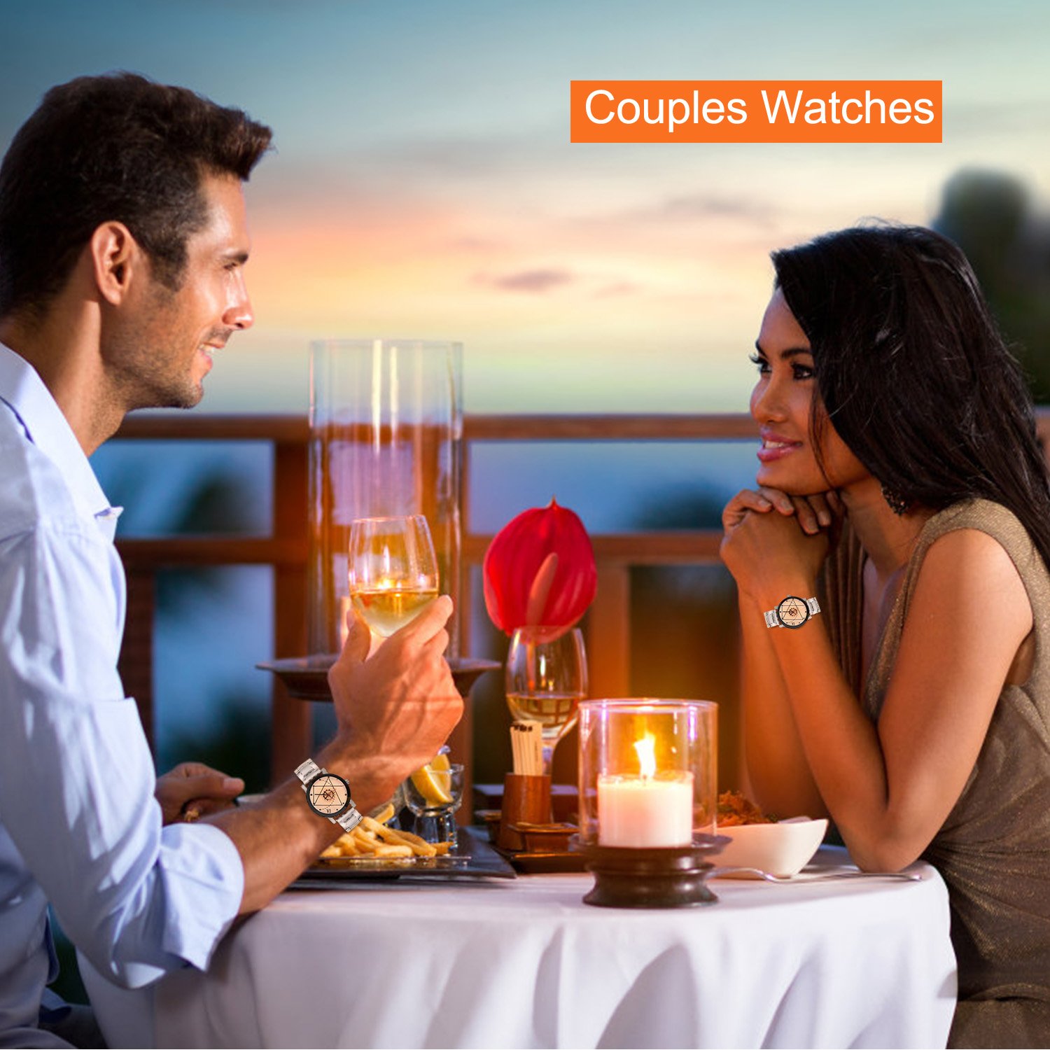 Couples Quartz Watch Men Women Stainless Steel Wrist Watch Ultra-Thin Cutting Craft Luxury Fashion - Image 4