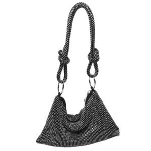Women Glitter Evening Bags Shiny Rhinestone Lady Handbag Purses for Parties Wedding Cocktail - Image 4