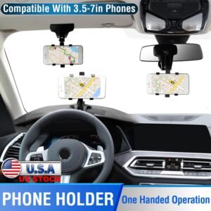 Car Dashboard Phone Bracket Stand Car Phone Holder Non-slip 360?Rotation Dashboard Phone Clamp Suitable For 3-7in Cell Phone - Image 7