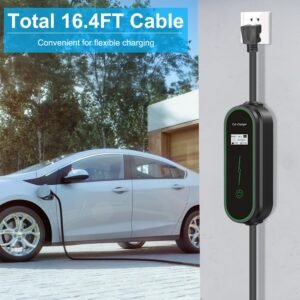 Level2 EV Charger Portable Electric Vehicle Charging Station with NEMA 6-20P Plug?Carry Bag Fit For All J1772 EV and Hybrid Vehicles for Home and Outd - Image 12