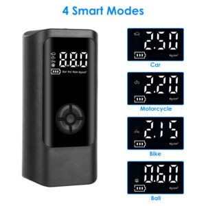 Car Tire Inflator Pump Portable Car Air Compressor Corded Electric Air Pump With LED Light - Image 6