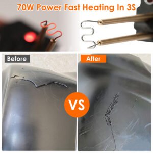 70W Plastic Welder Car Bumper Repair Kit Hot Stapler Welding Gun Plastic Repair Machine Soldering Tool with 200 Staples Pliers Cutter - Image 10