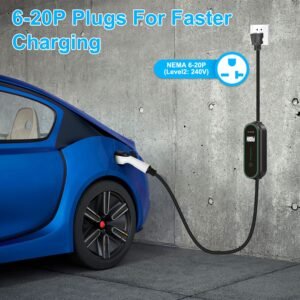 Level2 EV Charger Portable Electric Vehicle Charging Station with NEMA 6-20P Plug?Carry Bag Fit For All J1772 EV and Hybrid Vehicles for Home and Outd - Image 11
