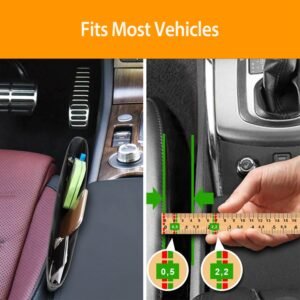 2-Pack Deluxe Seat-Wedge Organizer - Image 10