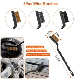 26Pcs Car Detailing Brush Kit Exterior Interior Car Cleaning Set Drill Brush Set Car Buffing Sponge Pads Kit for Cleaning Automobile Interior Exterior - Image 9