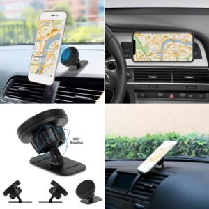 Universal Phone Holder Car Mount 360? Dashboard Magnetic Car Phone Mount Stand for iPhone XS/XS Max/XS/X Galaxy S10/S9+/S8 Google Nexus 6 - Image 9