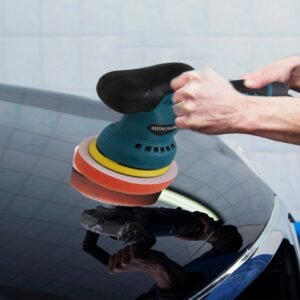Cordless Car Buffer Polisher with 2Pcs 1500mAh Rechargeable Batteries 8 Speed Levels Wireless Polishing Waxer Machine Kit for Car Detailing - Image 10