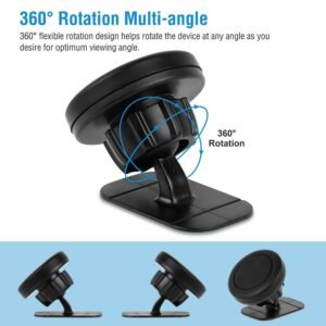 Universal Phone Holder Car Mount 360? Dashboard Magnetic Car Phone Mount Stand for iPhone XS/XS Max/XS/X Galaxy S10/S9+/S8 Google Nexus 6 - Image 10