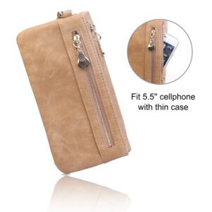 Luxury Women?s Leather Clutch Wallet Card Holder Phone Case Purse - Image 9
