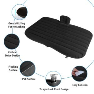 Car Air Mattress Bed Inflation Car Mattress Bed Portable Travel Camping Sleep Mat Car Inflation Bed For Trip - Image 8