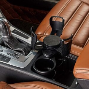2 In 1 Car Cup Holder Extender Adapter 360? Rotating Dual Cup Mount Organizer Holder For Most 20 oz Up To 5.9" Coffee Drinking Bottles Key Glass Stora - Image 11