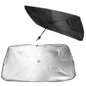 Car Sunshade Umbrella Foldable Sun Visor Protector Car Windshield Reflector Umbrella - Image 12
