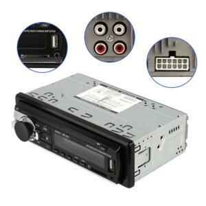 Single Din In-Dash Digital Music Player and Car Radio Receiver - Image 5