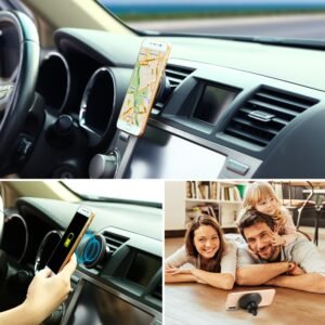 Qi Wireless Car Charger Magnetic Car Phone Charger 5W Charging Pad Air Vent Phone Mount Holder for iPhone XS MAX XR Galaxy S10 S9 Tablet GPS Device - Image 13