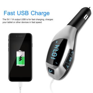 Car FM Wireless Transmitter USB Charge Hands-free Call MP3 Player Supports U Disk TF Card Reading - Image 5
