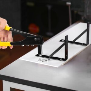 Hand Riveter Pop Rivet Gun 9.5inches Heavy Duty 4 Different Nozzles 1 Wrench Included Riveting Tool - Image 8