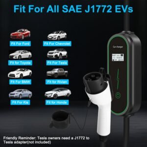 Level2 EV Charger Portable Electric Vehicle Charging Station with NEMA 6-20P Plug?Carry Bag Fit For All J1772 EV and Hybrid Vehicles for Home and Outd - Image 13