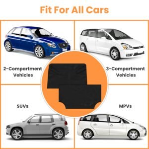 Magnetic Car Windshield Cover Front Rear Car Windshield Protector against Snow Sun Dirt Leaves Fit for All Cars Oxford Fabric Waterproof Heat-Resistan - Image 11