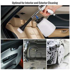 Car Cleaning Gun Air Pulse Sprayer Dust Removal Nozzle Washer Interior Exterior Cleaner Seat Floor Carpet Door Panel Kitchen - Image 10