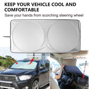 Foldable Car Windshield Visor Protector - Image 9