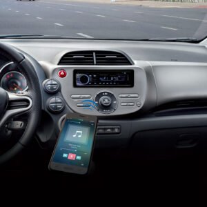 Single Din In-Dash Digital Music Player and Car Radio Receiver - Image 13