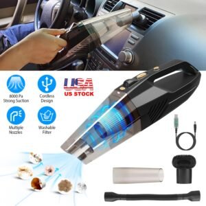 Handheld Cordless Car Vacuum Cleaner 120W 8000PA DC 12V Car Auto Home Duster Wet Dry Powerful Suction with Accessory Kit - Image 4