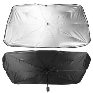 Car Sunshade Umbrella Foldable Sun Visor Protector Car Windshield Reflector Umbrella - Image 14