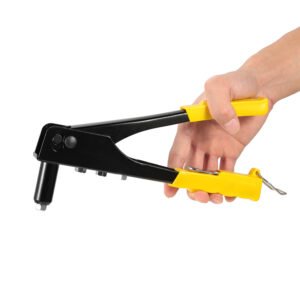 Hand Riveter Pop Rivet Gun 9.5inches Heavy Duty 4 Different Nozzles 1 Wrench Included Riveting Tool - Image 11