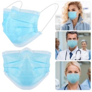 50Pcs 3-Layers Disposable Face Masks Elastic Earloop 95% Melt-Blown Filter Sanitary Face Mask - Image 7