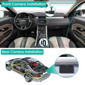 2K Car DVR 3 Channel Dash Cam Camcorder Camera Recorder with 140? Angle GPS WiFi Night Vision G-sensor Loop Recording Parking Monitor - Image 13
